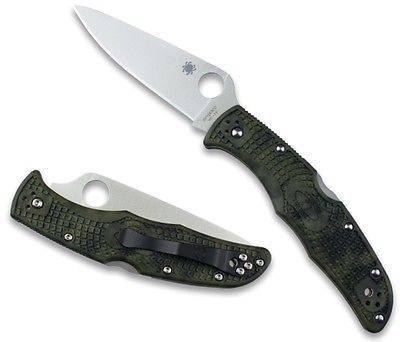 Складной нож Spyderco Endura 4 Zome Green FRN Handles 10ZFPGR