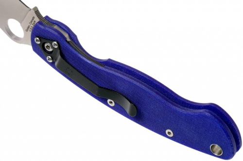 Складной нож Spyderco Military Blue C36GPDBL фото 9