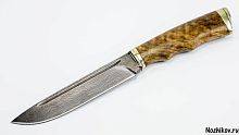 Боевой нож  Авторский Нож из Дамаска №32