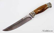Охотничий нож  Авторский Нож из Дамаска №42